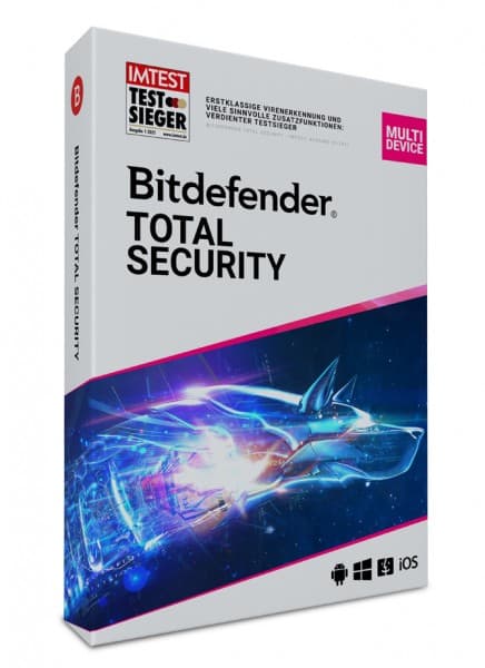Bitdefender Total Security Schutzsoftware bei VivaKeys Software Europe